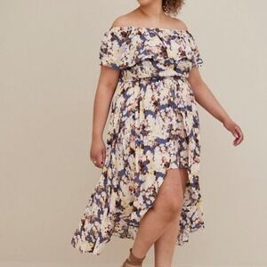 Torrid off the shoulder walk through dress size 0